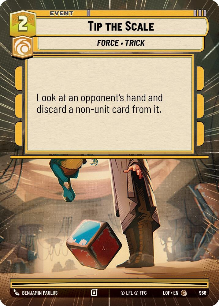 Tip the Scale (Hyperspace Foil) (966) (LOF)