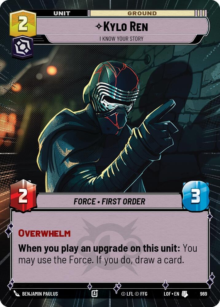 Kylo Ren - I Know Your Story (Hyperspace Foil) (969) (LOF)