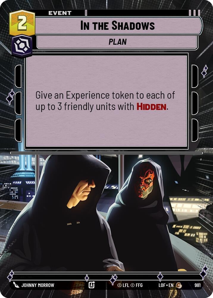 In the Shadows (Hyperspace Foil) (981) (LOF)
