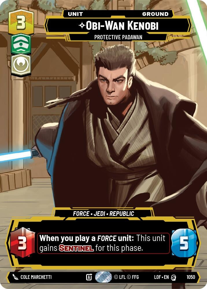 Obi-Wan Kenobi - Protective Padawan (Prestige) (1050) (LOF)