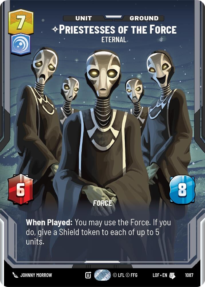 Priestesses of the Force - Eternal (Prestige Foil) (1087) (LOF)