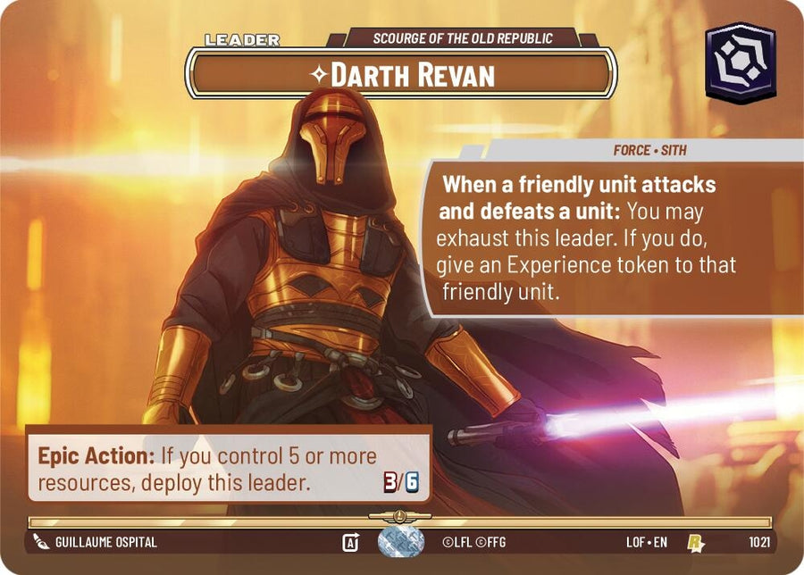 Darth Revan - Scourge of the Old Republic (Showcase) (1021) (LOF)