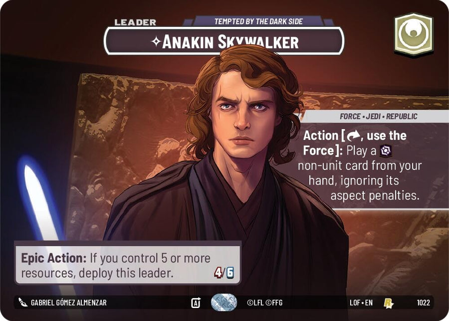 Anakin Skywalker - Tempted by the Dark Side (Showcase) (1022) (LOF)