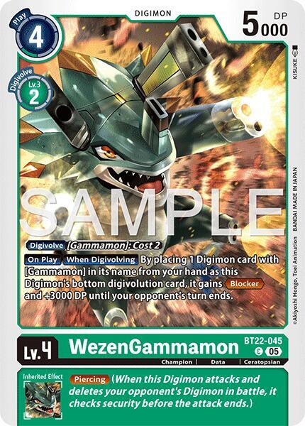 WezenGammamon (BT22-045 C) (BT-22)