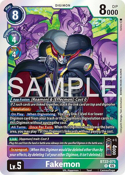 Fakemon (BT22-075 R) (BT-22)
