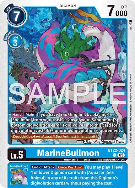 MarineBullmon (BT22-024 U) (BT-22)