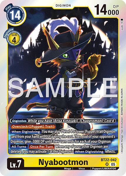 Nyabootmon (BT22-042 SR) (BT-22)
