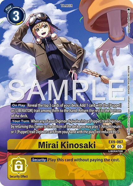 Mirai Kinosaki (Digimon Liberator Debuggers Set) (EX9-067 R) (EX-09)
