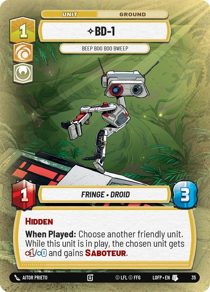 BD-1 - Beep Boo Boo Bweep (Foil) (35) (LOFWPP)