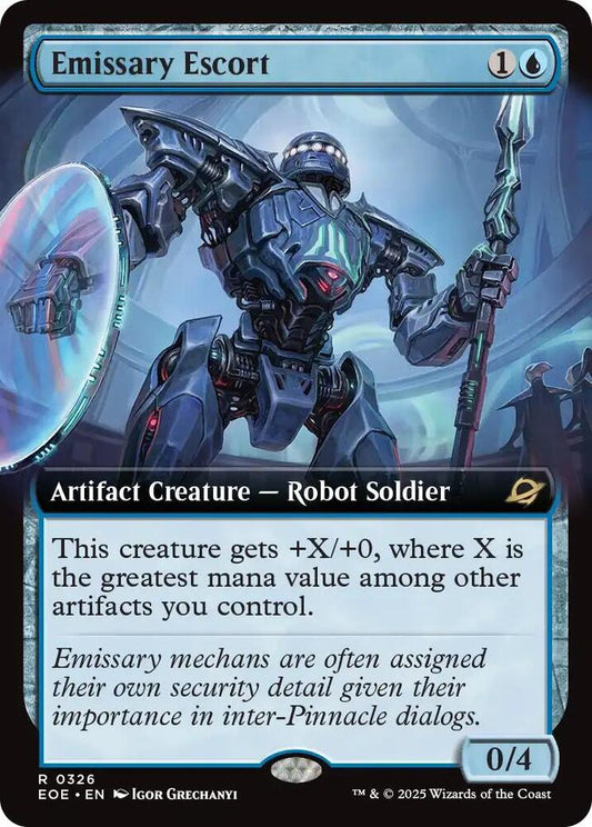 Image for Emissary Escort (Extended Art) (326) (EOE) - Magic: The Gathering