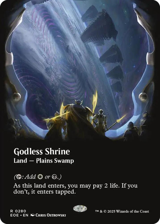 Image for Godless Shrine (Borderless) (280) (EOE) - Magic: The Gathering