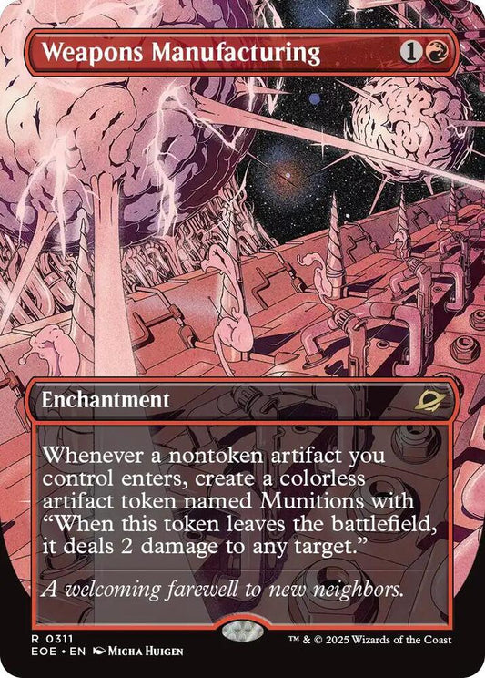 Image for Weapons Manufacturing (Borderless) (311) (EOE) - Magic: The Gathering