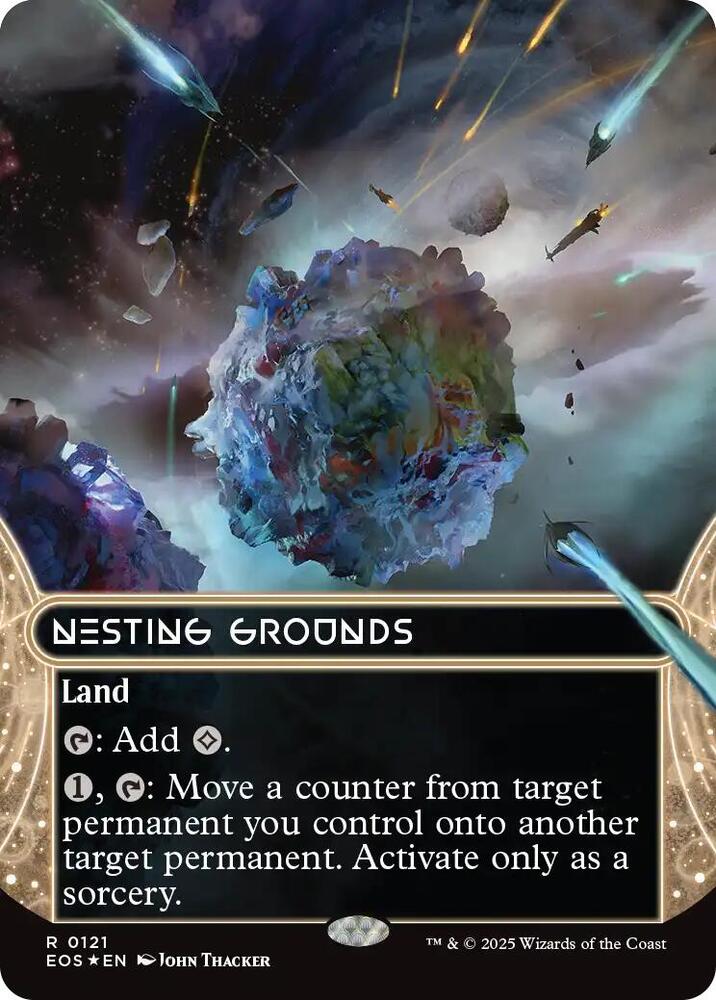 Nesting Grounds (0121) (Borderless) (Galaxy Foil) (121) (EOS)