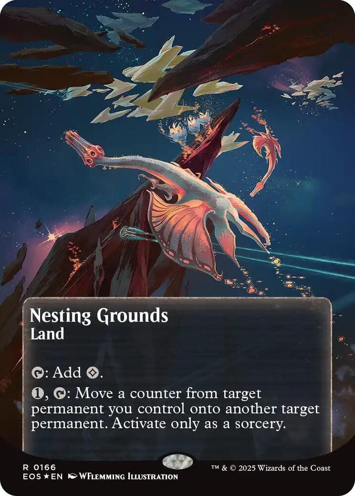 Nesting Grounds (0166) (Borderless) (Galaxy Foil) (166) (EOS)
