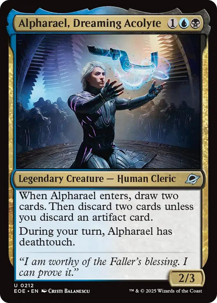 Image for Alpharael, Dreaming Acolyte (212) (EOE) - Magic: The Gathering