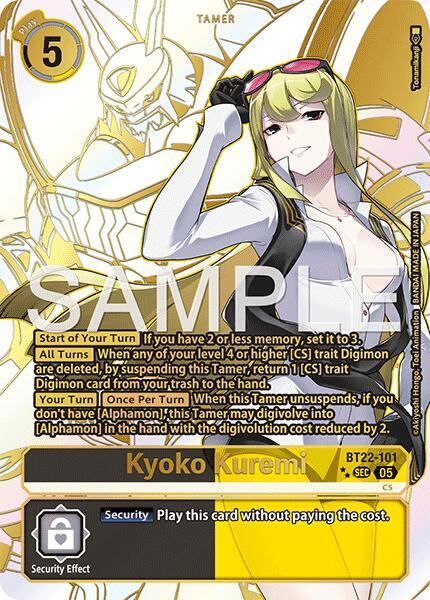 Kyoko Kuremi (Rare Pull) (BT22-101 SEC) (BT-22)