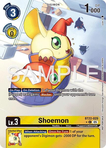 Shoemon (Box Topper) (BT22-029 C) (BT-22)