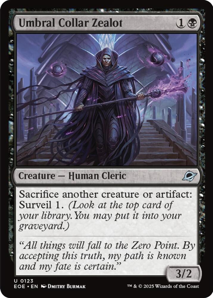 Umbral Collar Zealot (123) (EOE)