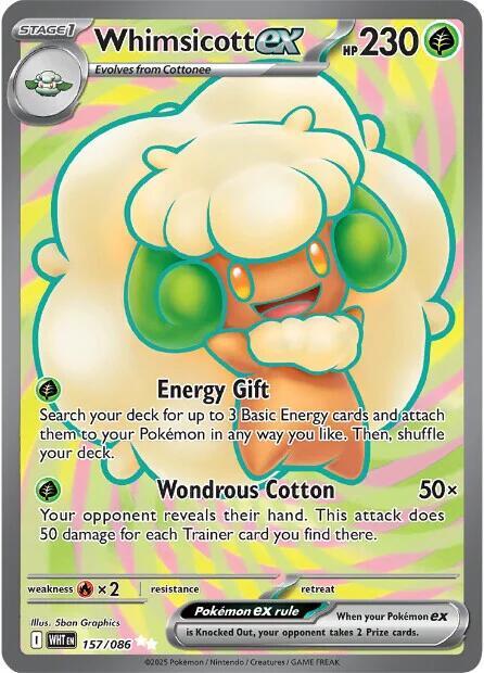 Whimsicott ex - 157/086 (157/086) (WHT)