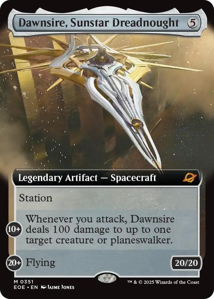 Dawnsire, Sunstar Dreadnought (Extended Art) (351) (EOE)