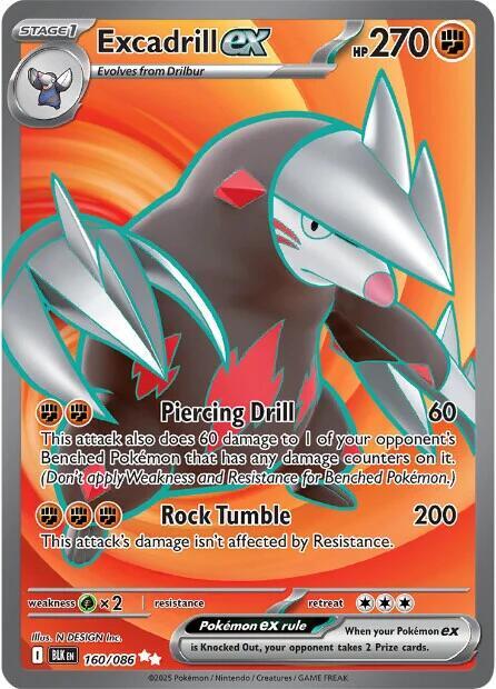 Excadrill ex - 160/086 (160/086) (BLK)