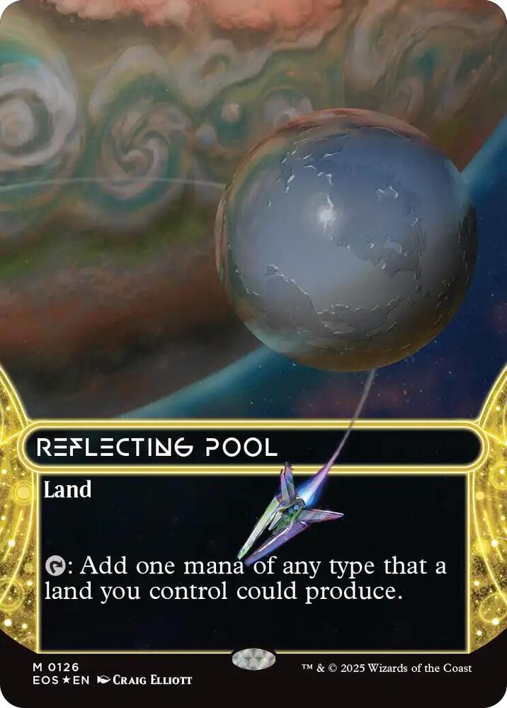 Reflecting Pool (0126) (Borderless) (Galaxy Foil) (126) (EOS)