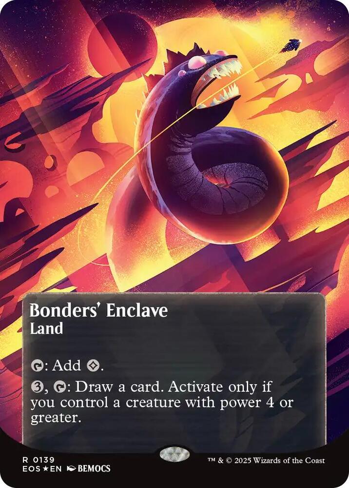 Bonders' Enclave (0139) (Borderless) (Galaxy Foil) (139) (EOS)