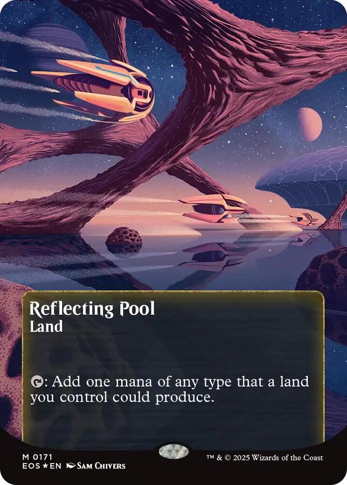 Reflecting Pool (0171) (Borderless) (Galaxy Foil) (171) (EOS)