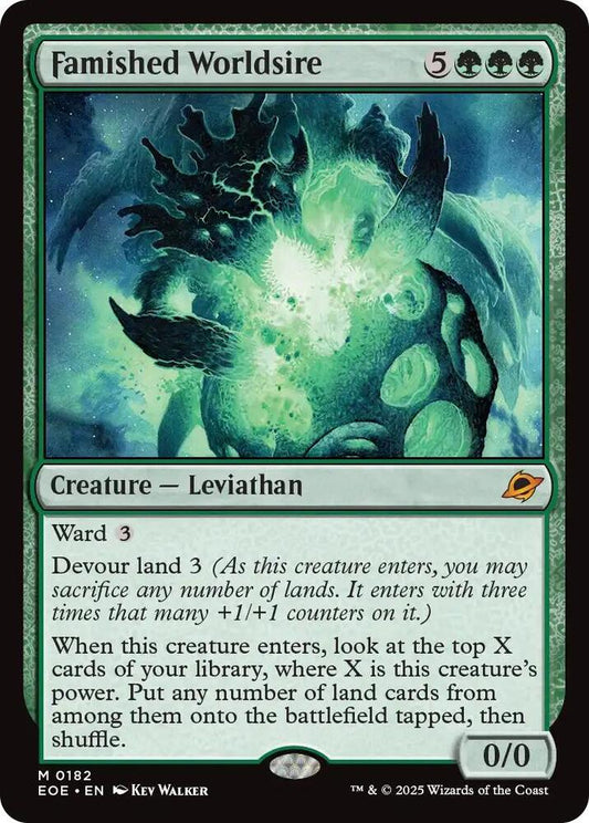 Image for Famished Worldsire (182) (EOE) - Magic: The Gathering