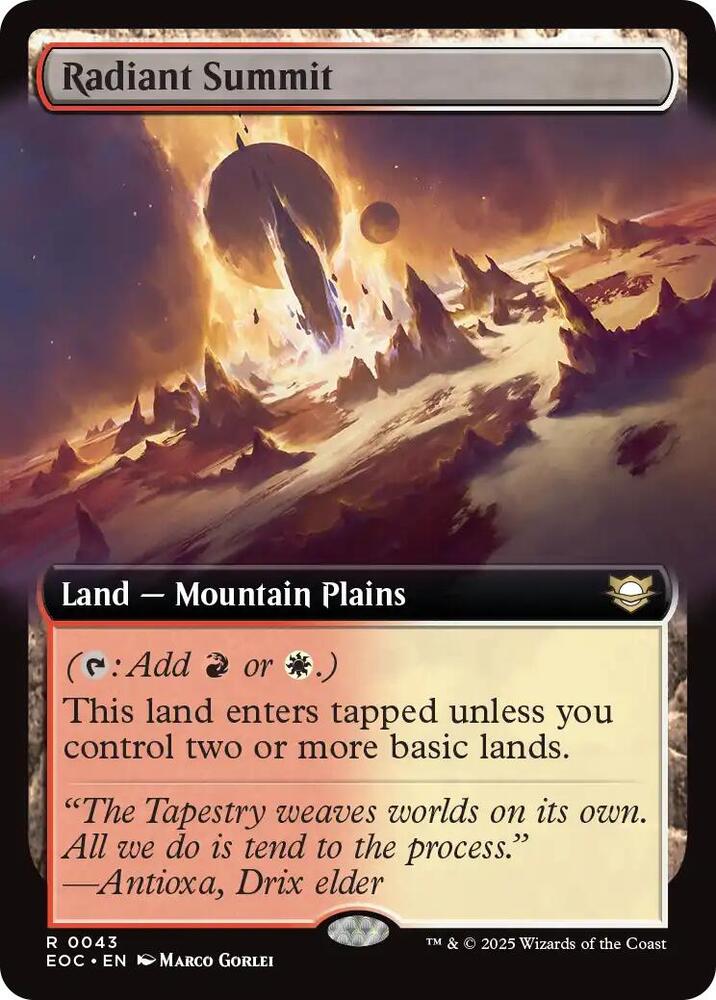 Radiant Summit (Extended Art) (43) (EOC)