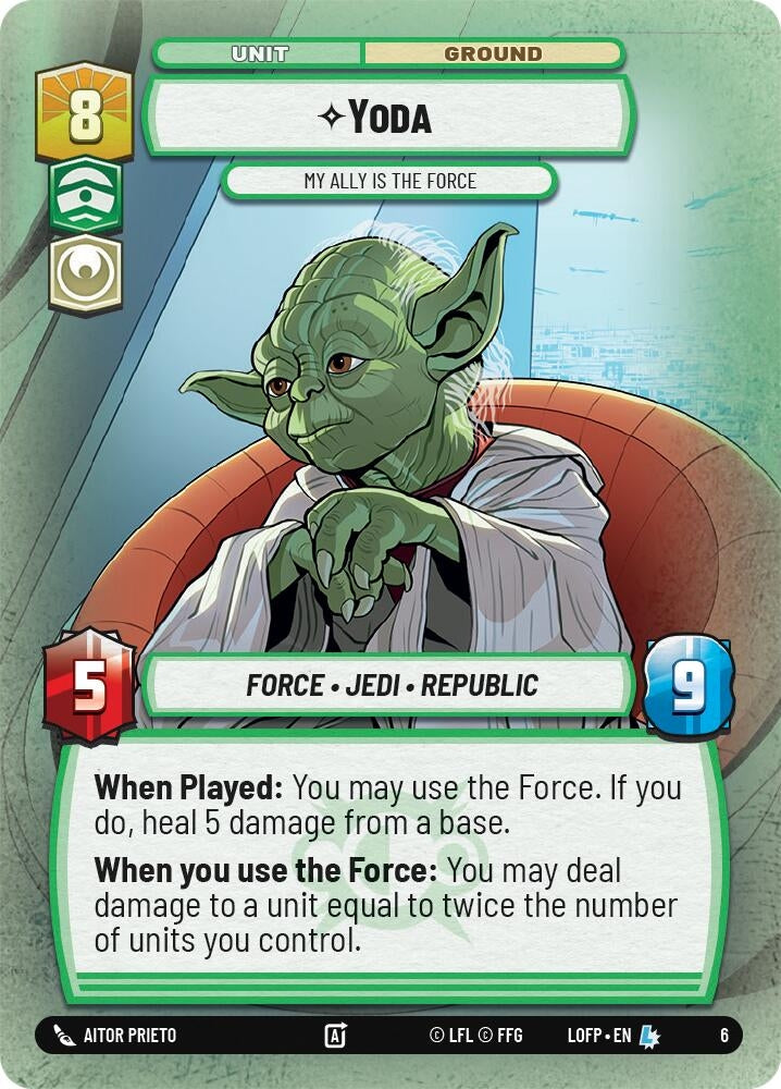 Yoda - My Ally is the Force (6) (LOFWPP)
