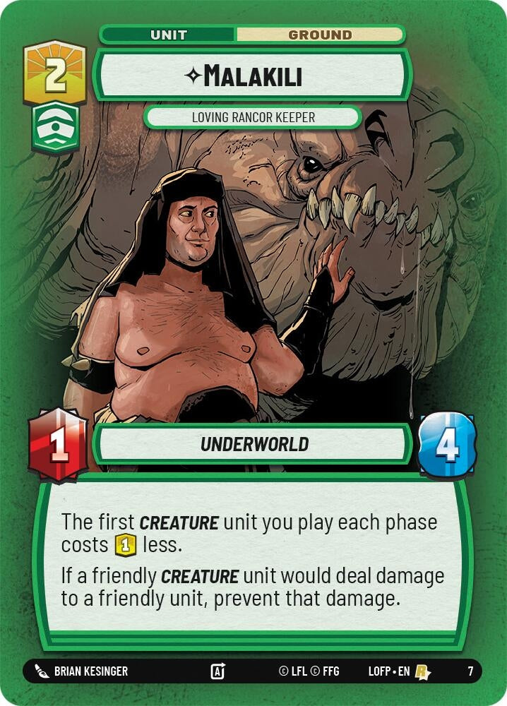 Malakili - Loving Rancor Keeper (7) (LOFWPP)