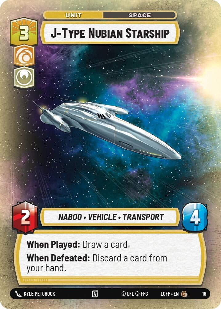 J-Type Nubian Starship (16) (LOFWPP)
