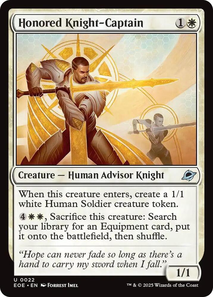 Honored Knight-Captain (22) (EOE)