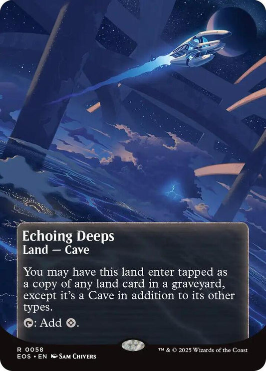 Image for Echoing Deeps (0058) (Borderless) (58) (EOS) - Magic: The Gathering