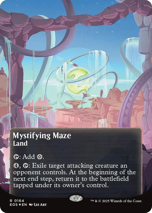 Image for Mystifying Maze (0164) (Borderless) (Galaxy Foil) (164) (EOS) - Magic: The Gathering