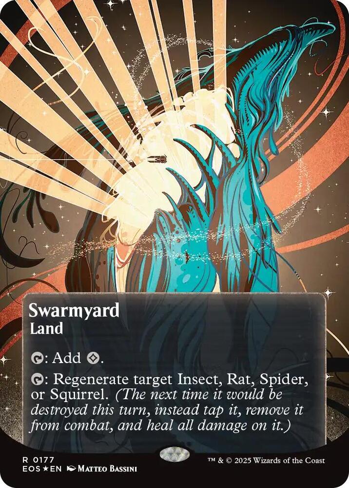 Swarmyard (0177) (Borderless) (Galaxy Foil) (177) (EOS)