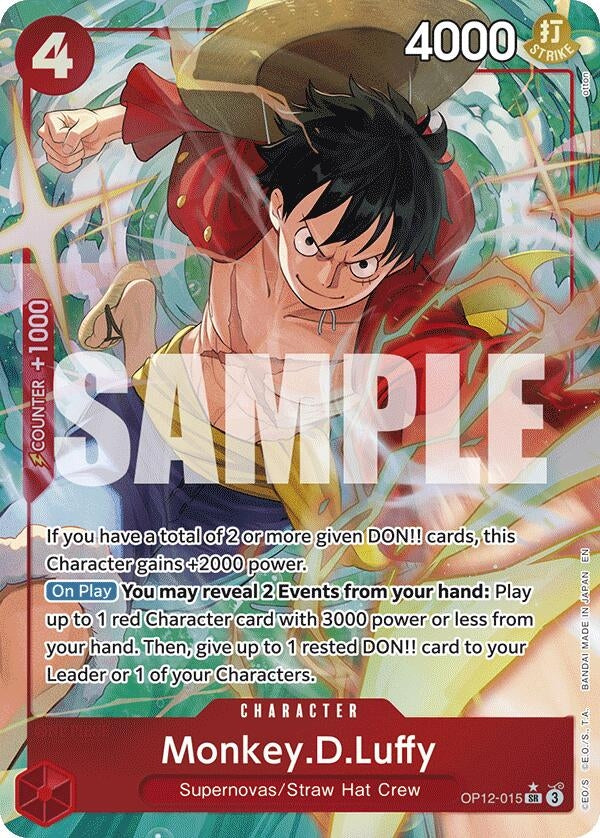 Monkey.D.Luffy (Alternate Art) (OP12-015) (OP12)
