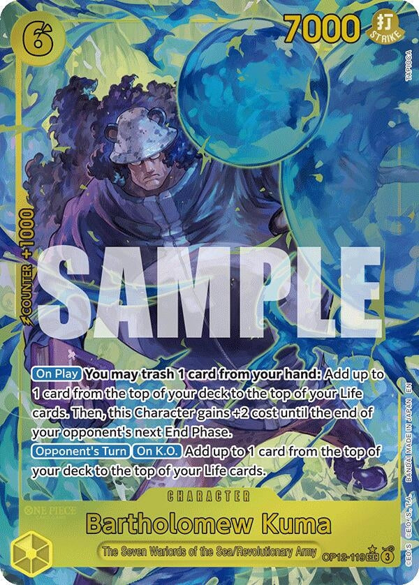 Bartholomew Kuma (Alternate Art) (OP12-119) (OP12)