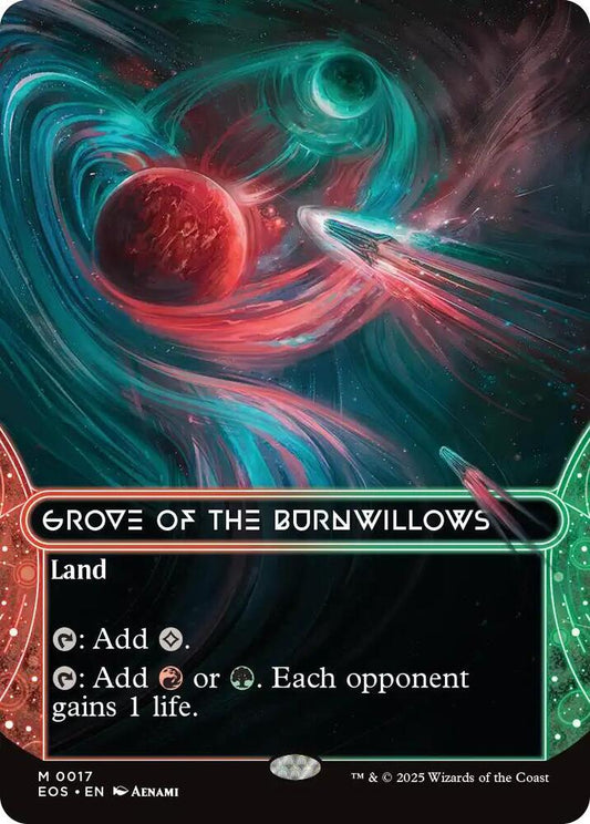 Image for Grove of the Burnwillows (0017) (Borderless) (17) (EOS) - Magic: The Gathering