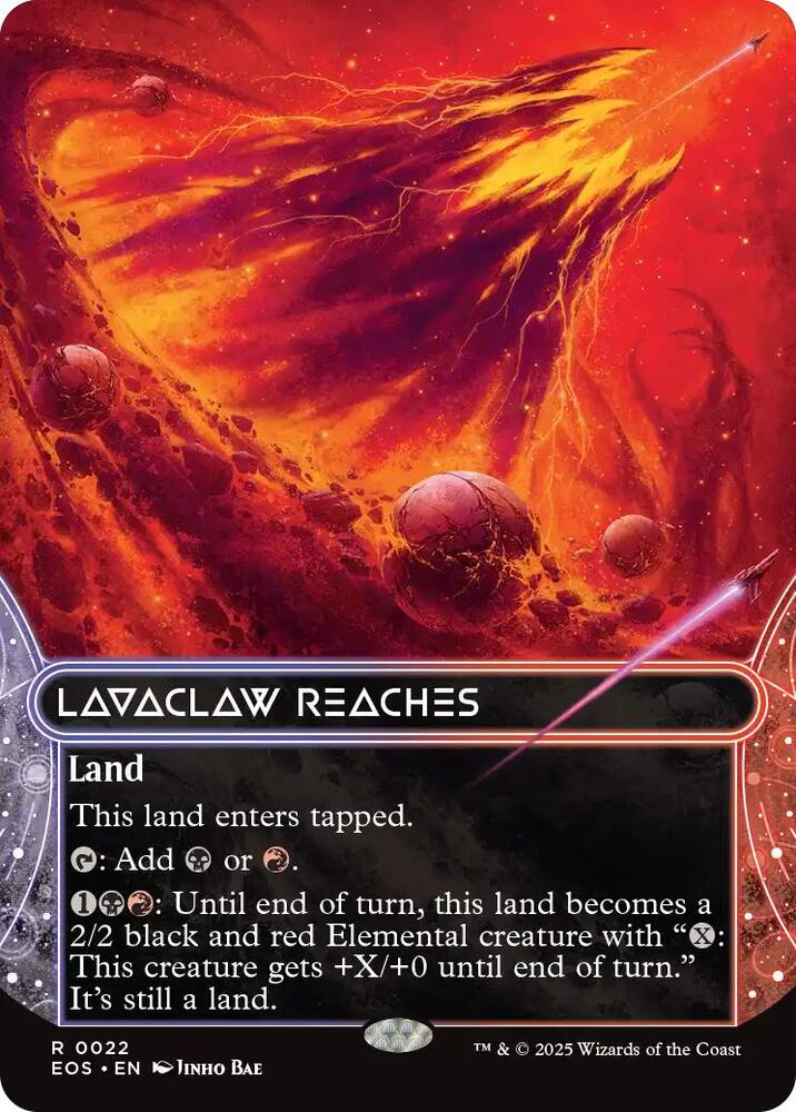 Lavaclaw Reaches (0022) (Borderless) (22) (EOS)