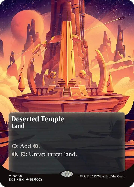 Image for Deserted Temple (0056) (Borderless) (56) (EOS) - Magic: The Gathering