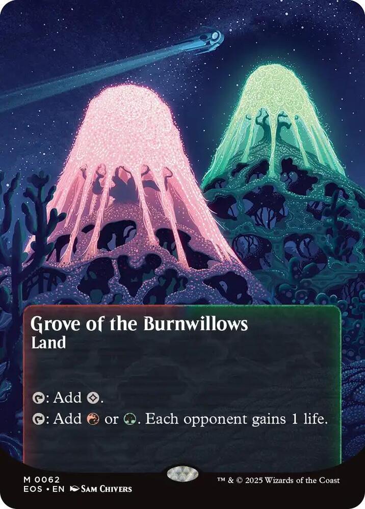 Grove of the Burnwillows (0062) (Borderless) (62) (EOS)