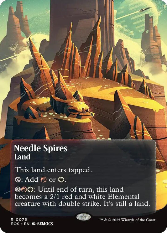 Image for Needle Spires (0075) (Borderless) (75) (EOS) - Magic: The Gathering