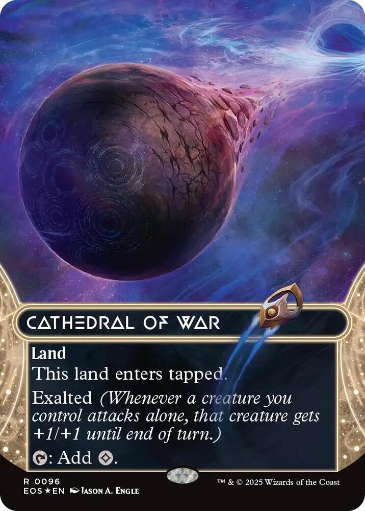 Cathedral of War (0096) (Borderless) (Galaxy Foil) (96) (EOS)