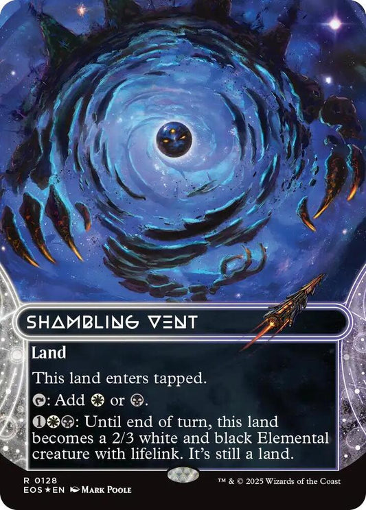 Image for Shambling Vent (0128) (Borderless) (Galaxy Foil) (128) (EOS) - Magic: The Gathering
