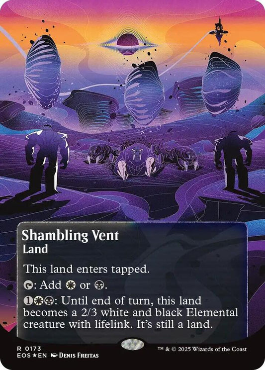 Image for Shambling Vent (0173) (Borderless) (Galaxy Foil) (173) (EOS) - Magic: The Gathering