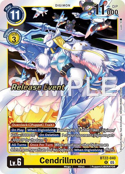 Cendrillmon (BT22-040 R) (BT-22_PR)
