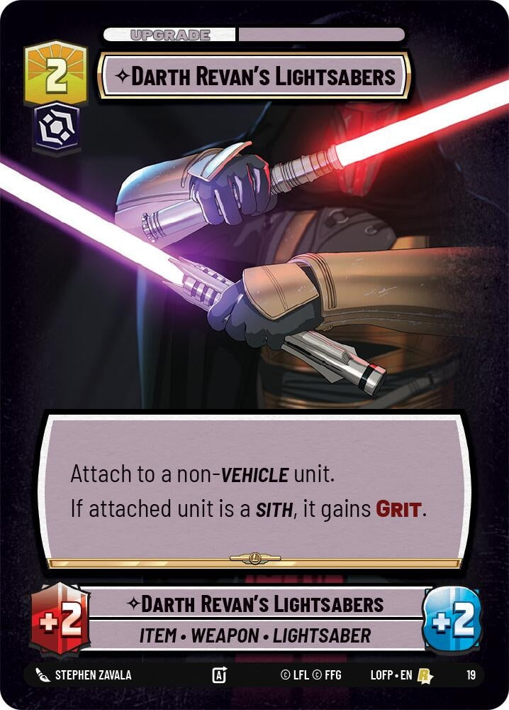Darth Revan's Lightsabers (19) (OPP)