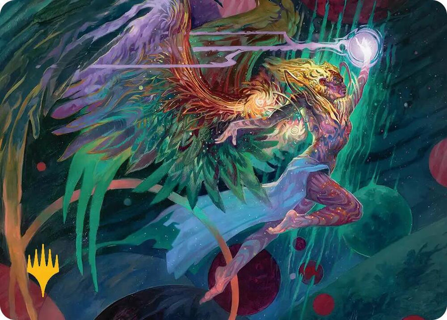 Exalted Sunborn Art Card (Gold-Stamped Signature) (3) (ASEOE)